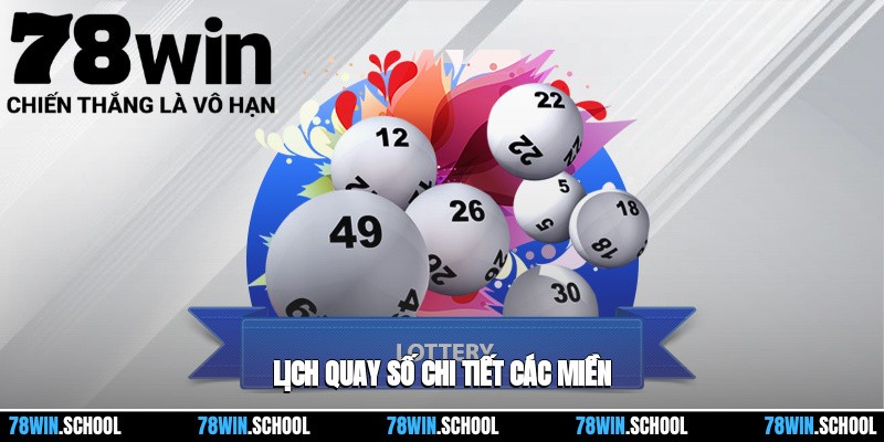 Lịch quay số chi tiết các miền